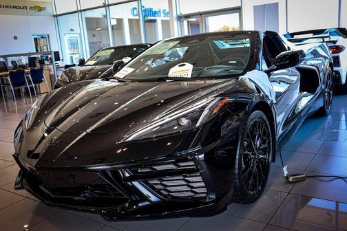 Black 2026 Chevrolet Corvette Stingray w/1LT