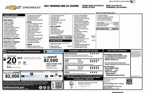 2021 Chevrolet Traverse LT Leather