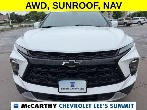 Summit White 2023 Chevrolet Blazer 3LT