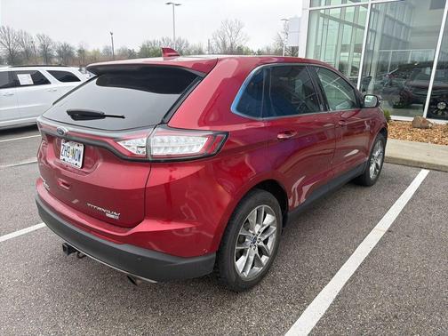 Ruby Red Metallic 2017 Ford Edge Titanium