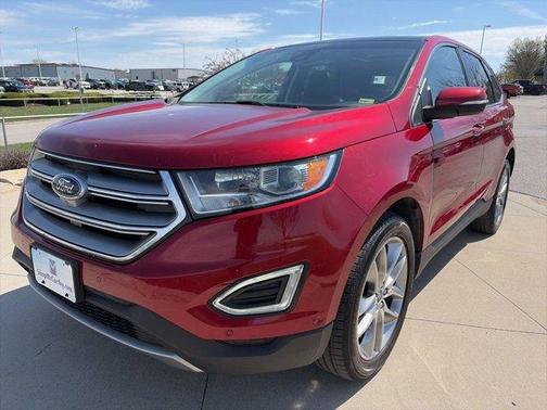 Ruby Red Metallic 2017 Ford Edge Titanium