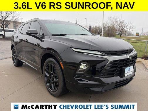 Black 2024 Chevrolet Blazer RS
