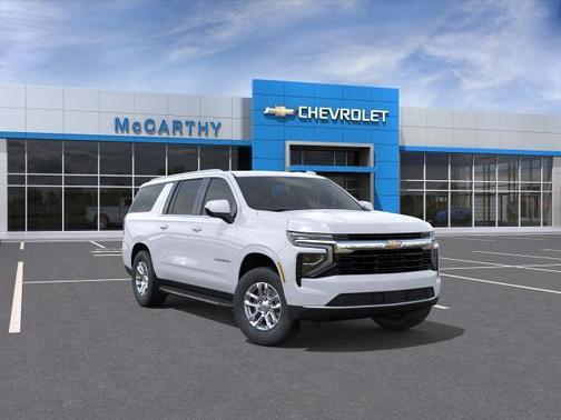 Summit White 2026 Chevrolet Suburban LS