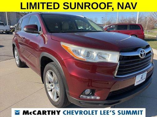 Ooh La La Rouge Mica 2015 Toyota Highlander Limited