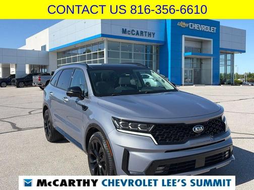 Silver 2021 Kia Sorento SX-PRESTIGE