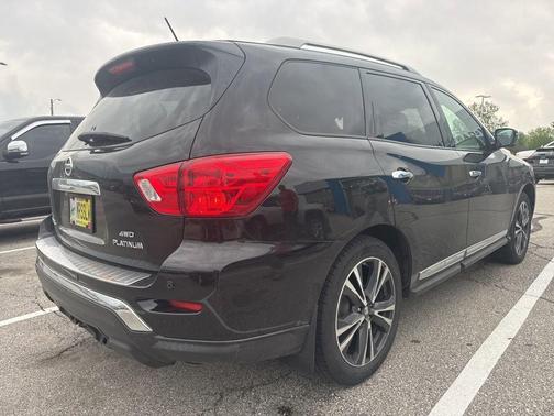 Magnetic Black 2017 Nissan Pathfinder Platinum