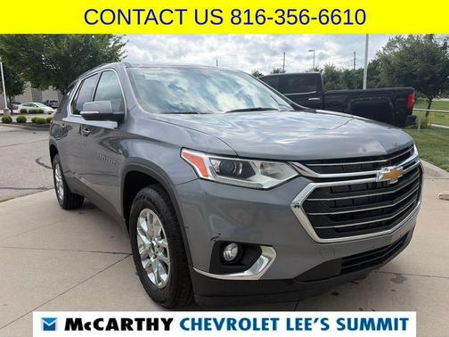 Steel Metallic 2021 Chevrolet Traverse LT Cloth