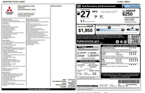 2025 Mitsubishi Outlander ES