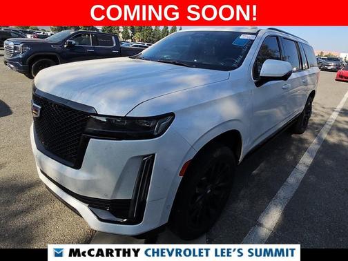 Crystal White 2021 Cadillac Escalade ESV Sport