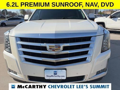 White Diamond Tri-Coat 2015 Cadillac Escalade ESV Premium