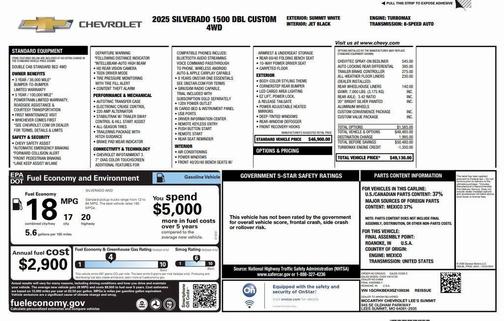 2025 Chevrolet Silverado 1500 Custom