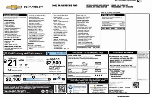 2023 Chevrolet Traverse RS