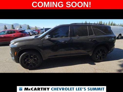 Black Metallic 2024 Chevrolet Traverse RS
