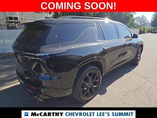 Black Metallic 2024 Chevrolet Traverse RS