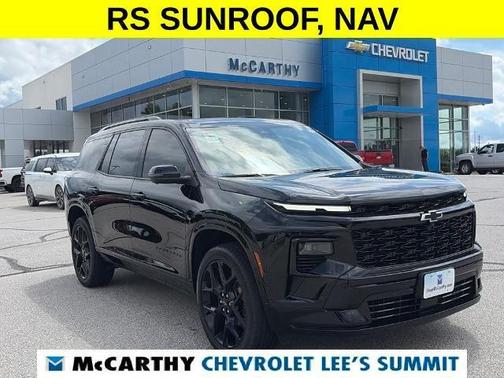 Black Metallic 2024 Chevrolet Traverse RS