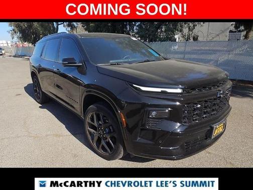 Black Metallic 2024 Chevrolet Traverse RS