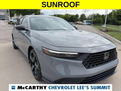 Urban Gray Pearl 2024 Honda Accord Hybrid Sport