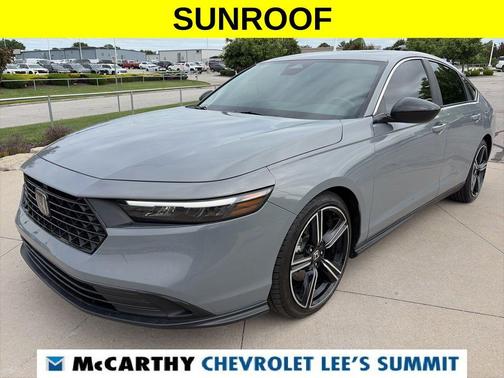 Urban Gray Pearl 2024 Honda Accord Hybrid Sport