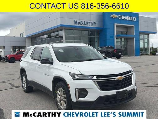Summit White 2023 Chevrolet Traverse LS