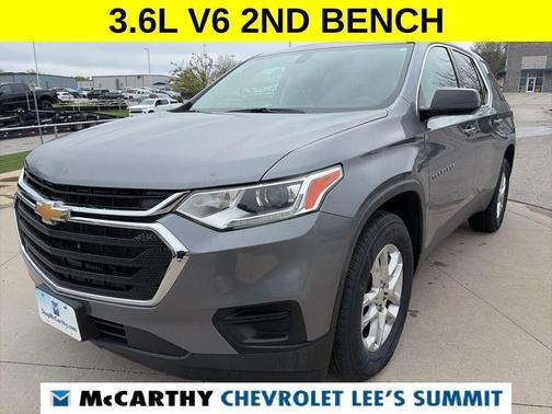 Steel Metallic 2020 Chevrolet Traverse LS
