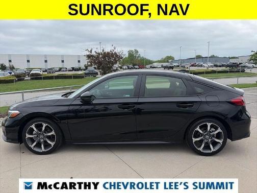 Black 2025 Honda Civic Hybrid Sport Touring