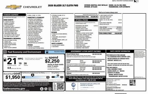 2020 Chevrolet Blazer 2LT