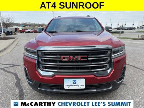 Volcanic Red 2023 GMC Acadia AT4