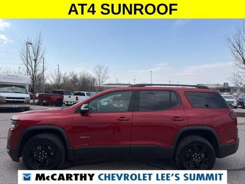 Volcanic Red 2023 GMC Acadia AT4