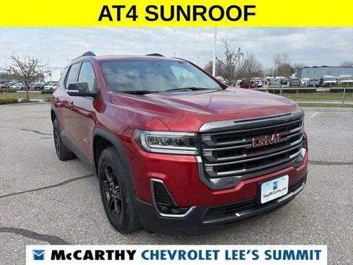 Volcanic Red 2023 GMC Acadia AT4