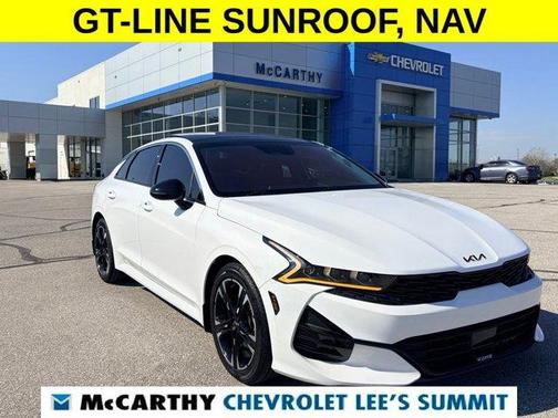 Glacial White Pearl 2023 Kia K5 GT-Line