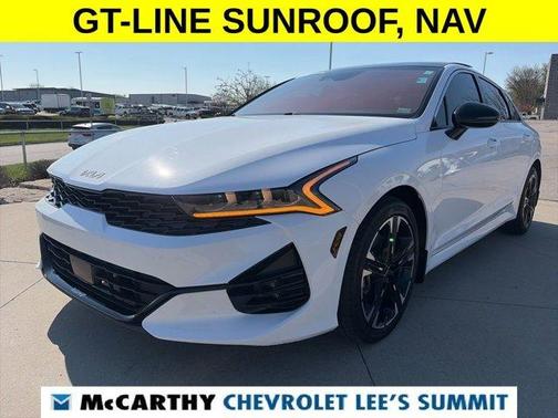 Glacial White Pearl 2023 Kia K5 GT-Line