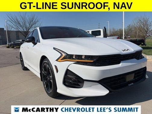 Glacial White Pearl 2023 Kia K5 GT-Line