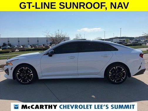 Glacial White Pearl 2023 Kia K5 GT-Line