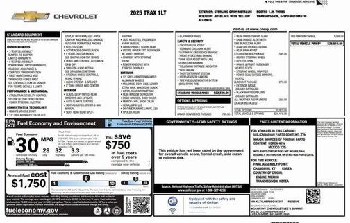 2025 Chevrolet Trax LT