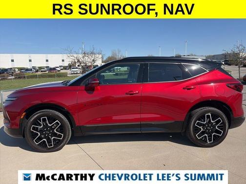 Radiant Red 2025 Chevrolet Blazer RS