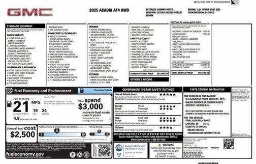 2025 GMC Acadia AT4
