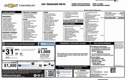 2021 Chevrolet Trailblazer RS