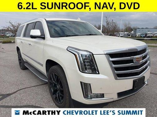 White Diamond Tri-Coat 2015 Cadillac Escalade ESV Luxury