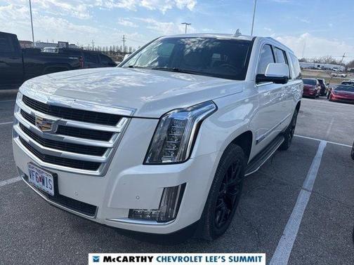 White Diamond Tri-Coat 2015 Cadillac Escalade ESV Luxury