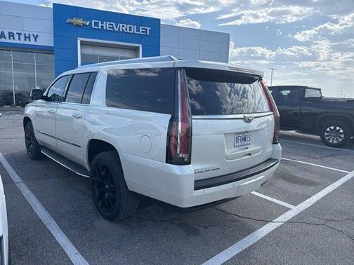White Diamond Tri-Coat 2015 Cadillac Escalade ESV Luxury