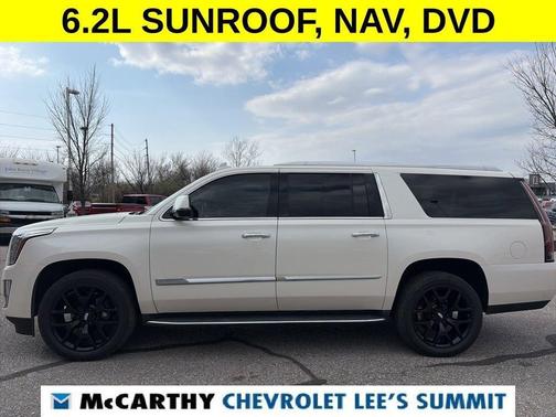 White Diamond Tri-Coat 2015 Cadillac Escalade ESV Luxury