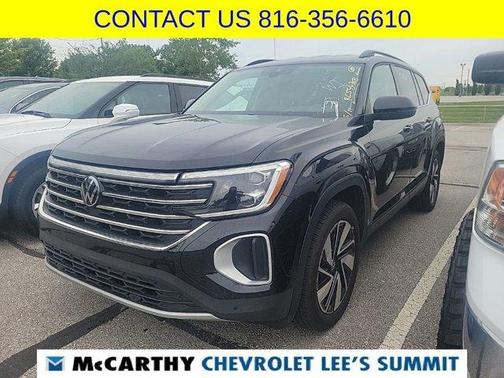 Deep Black Pearl Effect 2024 Volkswagen Atlas 2.0T SE