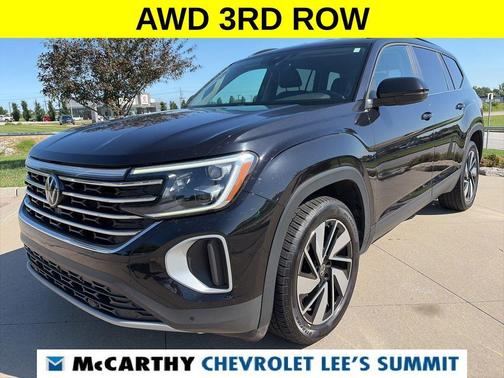 Deep Black Pearl Effect 2024 Volkswagen Atlas 2.0T SE