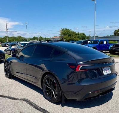 Stealth Gray 2025 Tesla Model 3 Long Range
