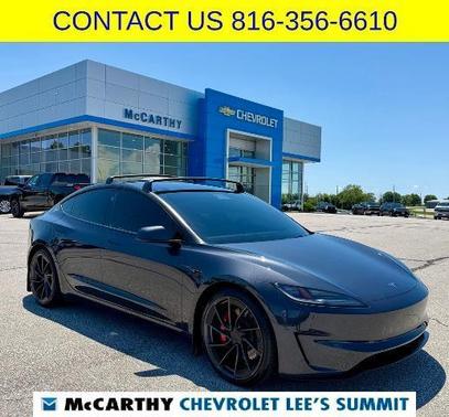 Stealth Gray 2025 Tesla Model 3 Long Range