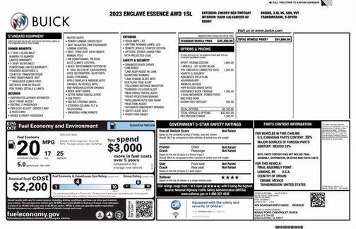 2023 Buick Enclave Essence