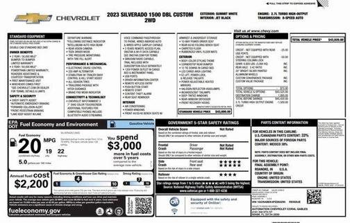 2023 Chevrolet Silverado 1500 Custom