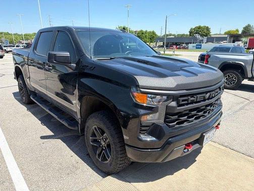 Black 2024 Chevrolet Silverado 1500 Custom Trail Boss