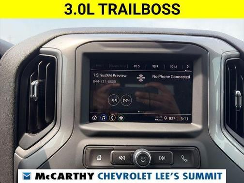 Black 2024 Chevrolet Silverado 1500 Custom Trail Boss