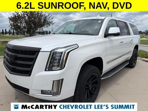 Crystal White 2016 Cadillac Escalade ESV Luxury